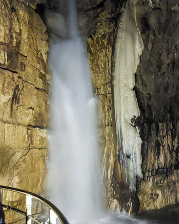 Grande cascata grotte di Stiffe