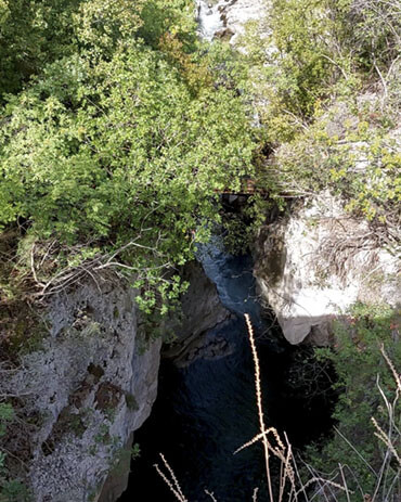 Il canyon gole di San Venanzio