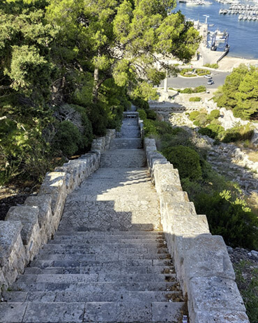 La scalinata di Santa Maria di Leuca