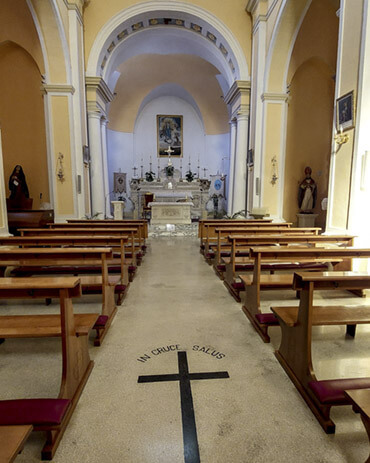 Interno della chiesa